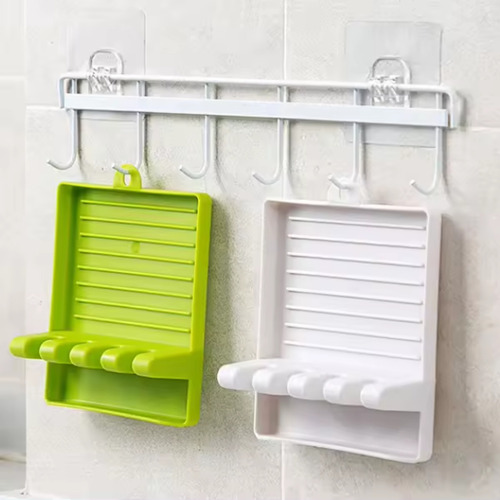 Soporte Utensilios De Cocina De Plástico, Posa Cucharas