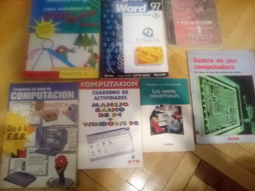 Lote De Libros De Computacion Usados 