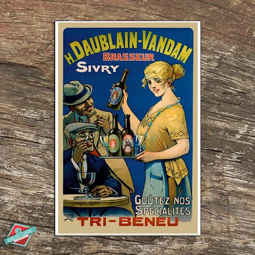 Publicidad Retro Vintage - Aperitivos Daublain