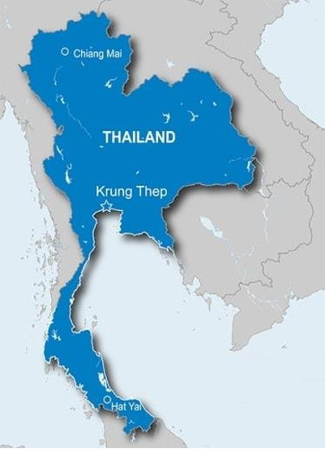 Nuevo Mapa De Tailandia Para Igo8 Igo Primo En Gps Chino