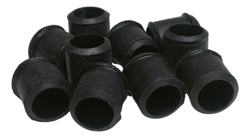 Ponteira Pé Sapata De Borracha Para Cadeira 5/8 16mm 50un Cor Preto