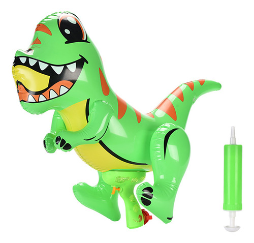 Modelo De Globo Grande Inflable Con Forma De Dinosaurio Verd