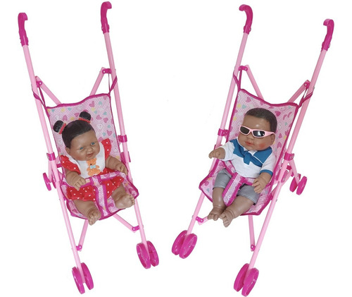 Coche Paseador Caminador Juguete Muñeca Bebe Infantil Niñas