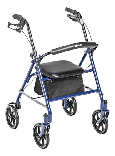 Andadera Y Asiento Plegable 2 En 1 De Altura Ajustable