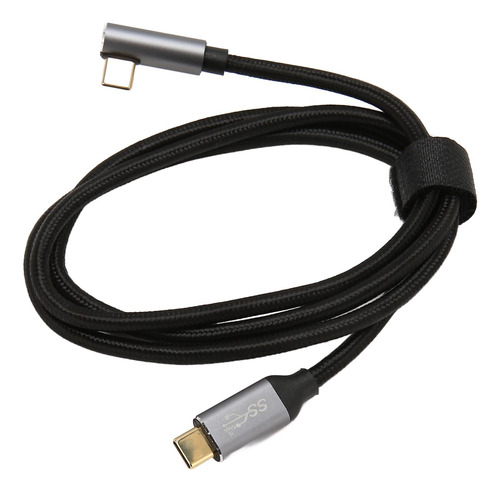 Cable Tipo C A Tipo C Usb De 90 Grados, Usb De 100 W, Usb3.1