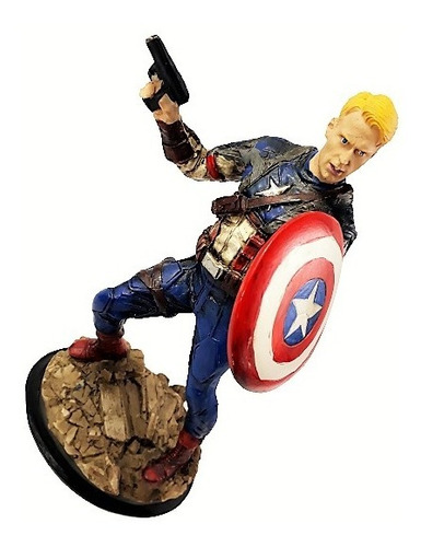 Imagem 7 de 8 de Personagem Filme Capitao America Grande Com Escudo