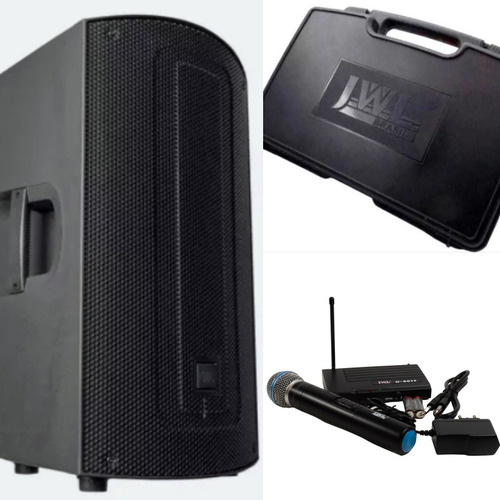 Caixa De Som Jbl Max 15 Ativa Bluetooth + Microfone Sem Fio