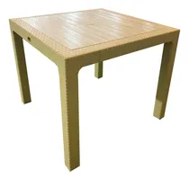 Comprar Mesa de exterior Nhome Lotus de plástico color crema