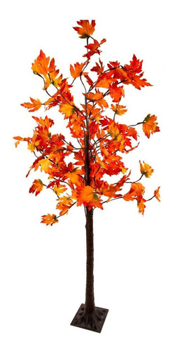 Árbol Decorativo Interior Running Hoja Maple Canela 144 Leds