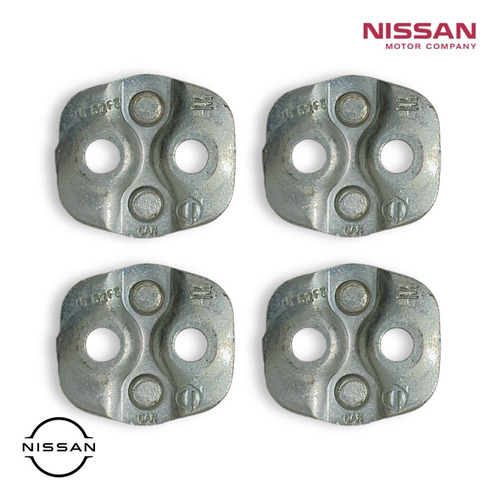 Juego 4 Contra Chapas Puertas Versa Ng 2020/2024 Originales (Usado)