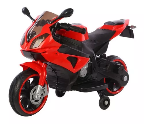 Mini Moto Elétrica Infantil 6v Bmw S1000rr Vermelha Criança