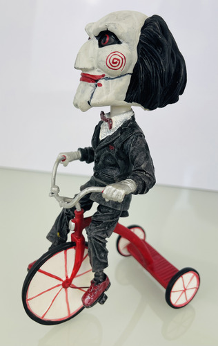 Bonecos. Jogos Mortais Billj. Boneco Na Bicicleta (Usado)