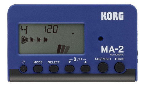 Metrónomo Digital Korg Ma-2 Blue And Black