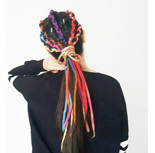 . Extensões De Dreadlocks Multicoloridos, Dreadlock