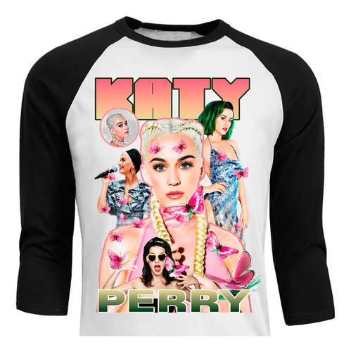 Katy Perry - Cantante - Raglan - Polera