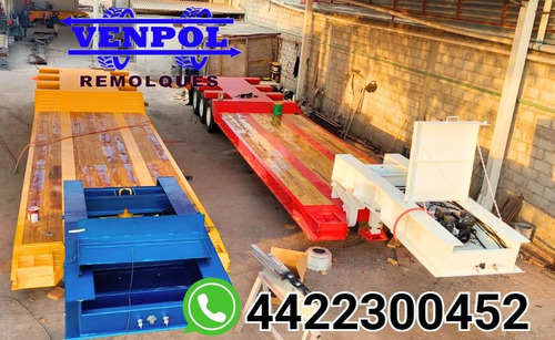 Lowboy Cuello Desmontable 3.05 Carga De Exceso Dimensiones