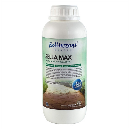 Resina Acrílica Alta Dureza Brilhante Sella Max 1 Litro