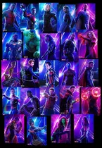 Comprar 24 Stickers Calcos Adhesivos Avengers Vengadores 14x10 Cm..