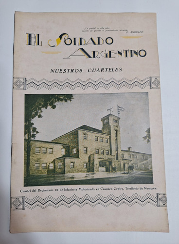 Antigua Revista El Soldado Argentino 1937 N°390 Le396