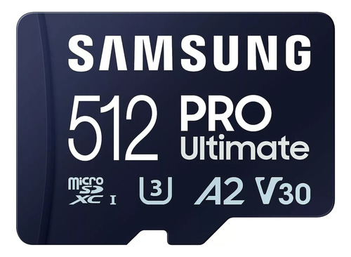 Samsung Pro Ultimate Memoria Micro Sd 512 Gb 4k 200mb/s 