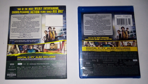 Kick-ass: Un Superhéroe Sin Superpoderes - Bluray + Dvd + Dc (Usado)