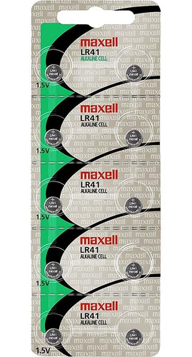 Pila Bateria Lr41 Ag3 Alcalina Maxell  1,5v 2 Unidades