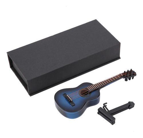 Mini Adorno Musical Con Pantalla De Madera, Modelo De Guitar