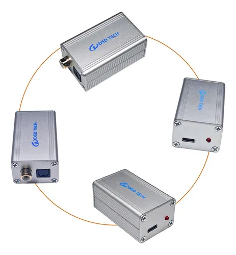 Audio Óptico Coaxial Dsd Tech Sh-au01a Usb A Toslink
