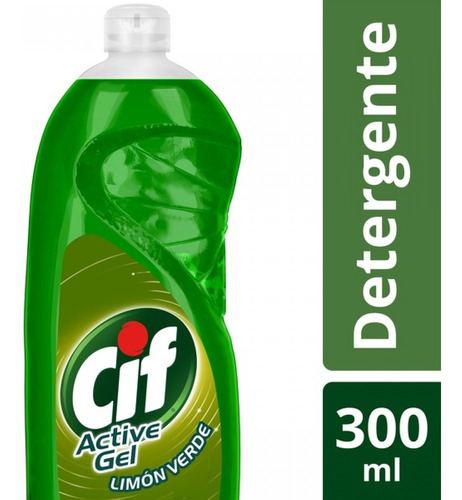 Pack X 18 Unid. Lavavajilla  Limon Verde 300 Ml Cif Deterg