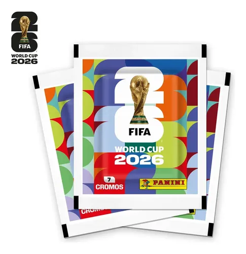 Kit 100 Envelopes Panini Copa 2026 (700 cromos)