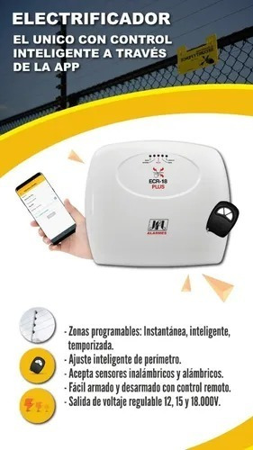 Cercos Eléctricos Kit Jfl Electrificador 1200m Control Gye