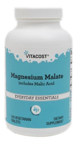 Magnesio Dimalato Malato Vitacost 180 Tabletes Imp Cod. 123
