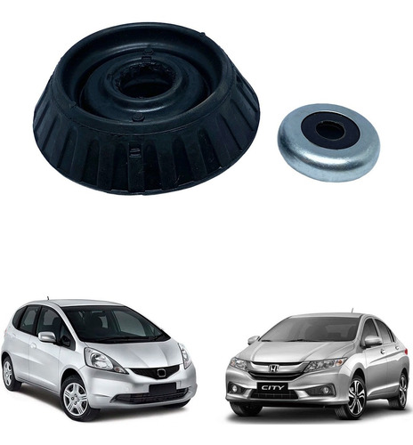 Coxim Amortecedor Dianteiro Honda City Fit New Fit C/rolamen