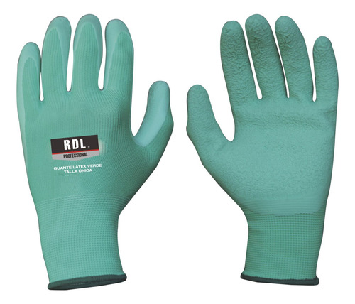 Guantes Para Jardineria Ergo Poliéster Látex Verde Ergo