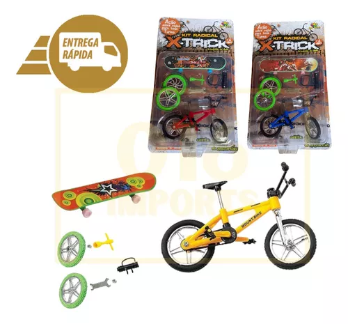 Hohopeti 1 Conjunto Bicicleta De Dedo Bicicletas De Dedo Enfeite Brinquedo  Bicicleta De Mesa Jogo De Bicicleta Mini Skates Parque De Skate Esportes