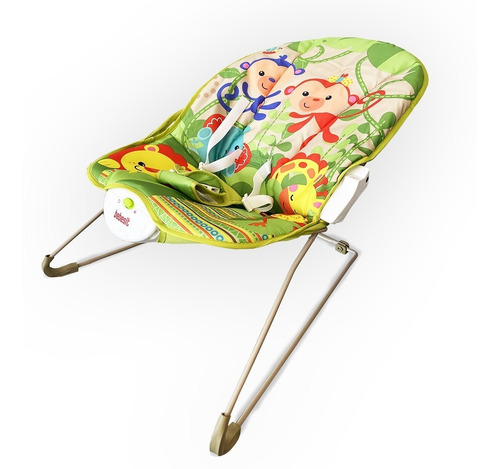 Imagen 3 de 9 de Mecedora Bebe Bebesit Vibracion Musica Juguetes Verd Lavable