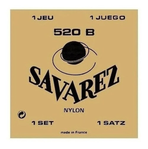 Savarez 520 B Encordado Guitarra Criolla Baja Tension