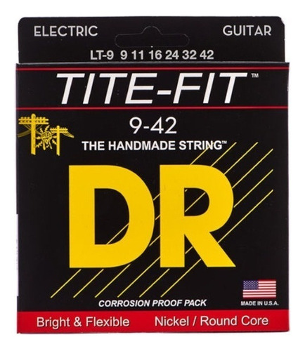 Dr Tite Fit Lt-9 Cuerdas Para Guitarra Eléctrica