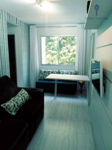 Apartamento 2 Dormitórios À Venda, 47 M², Condomínio Parque Sicília Em Votorantim/sp - Ap1450