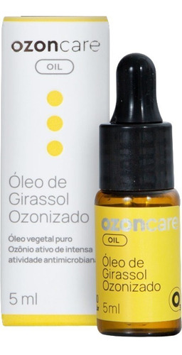 Óleo De Girassol Ozonizado Ozoncare 5ml Cicatrizante