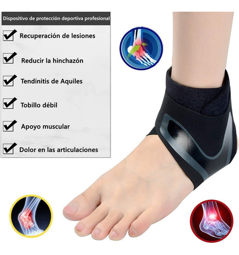Tobillera Deportivas Ajustable Compresión,juego 2 Tobillera
