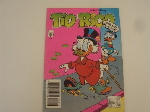  Historieta Tio Rico # 116  Disney - Abril Cinco  Año 1994