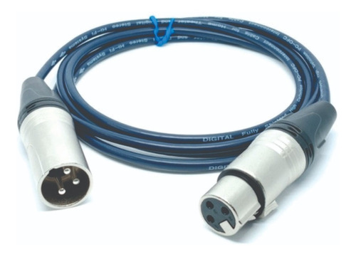 Cable Para Micrófono Xlr Canon Macho Hembra 5 Metros