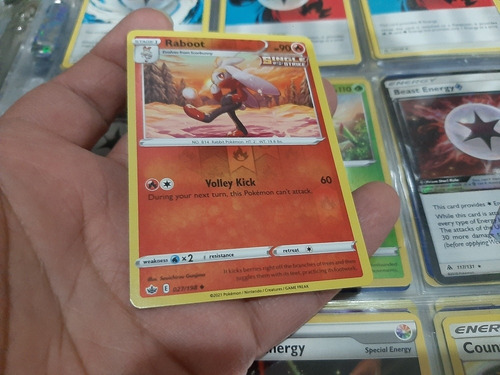 Raboot 027/198 Reverse De Pokemon Tcg (Usado)