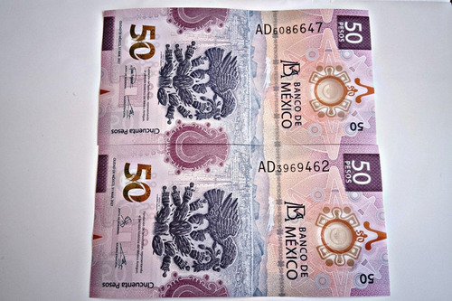 Billete 50 Pesos, Diferentes Series