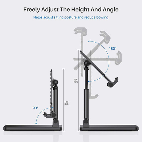 Soporte Ajustable Para Teléfono Celular, Soporte Plegable