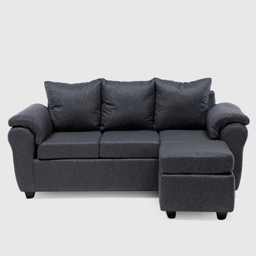 Mpr Sofá Ezeiza + 1 Pouf Lino
