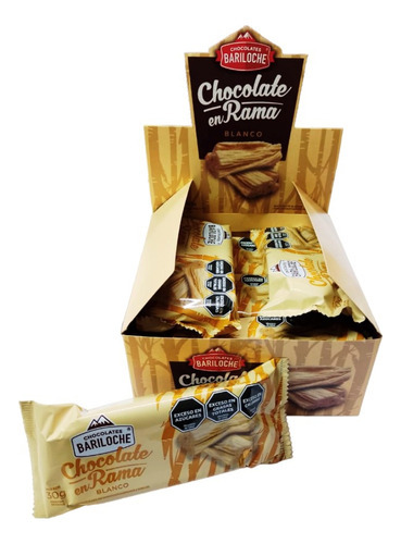 Chocolate Bariloche En Rama Blanco Caja X270g - Premium
