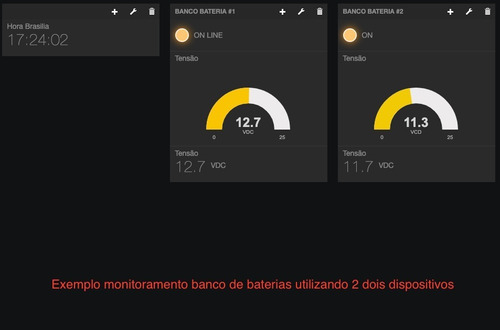 Voltimetro Dc 0 A 25v Wifi Internet Das Coisas