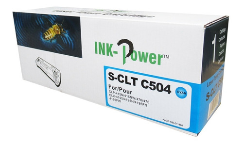 Toner Clt 504 C504 Cian Ink-power 